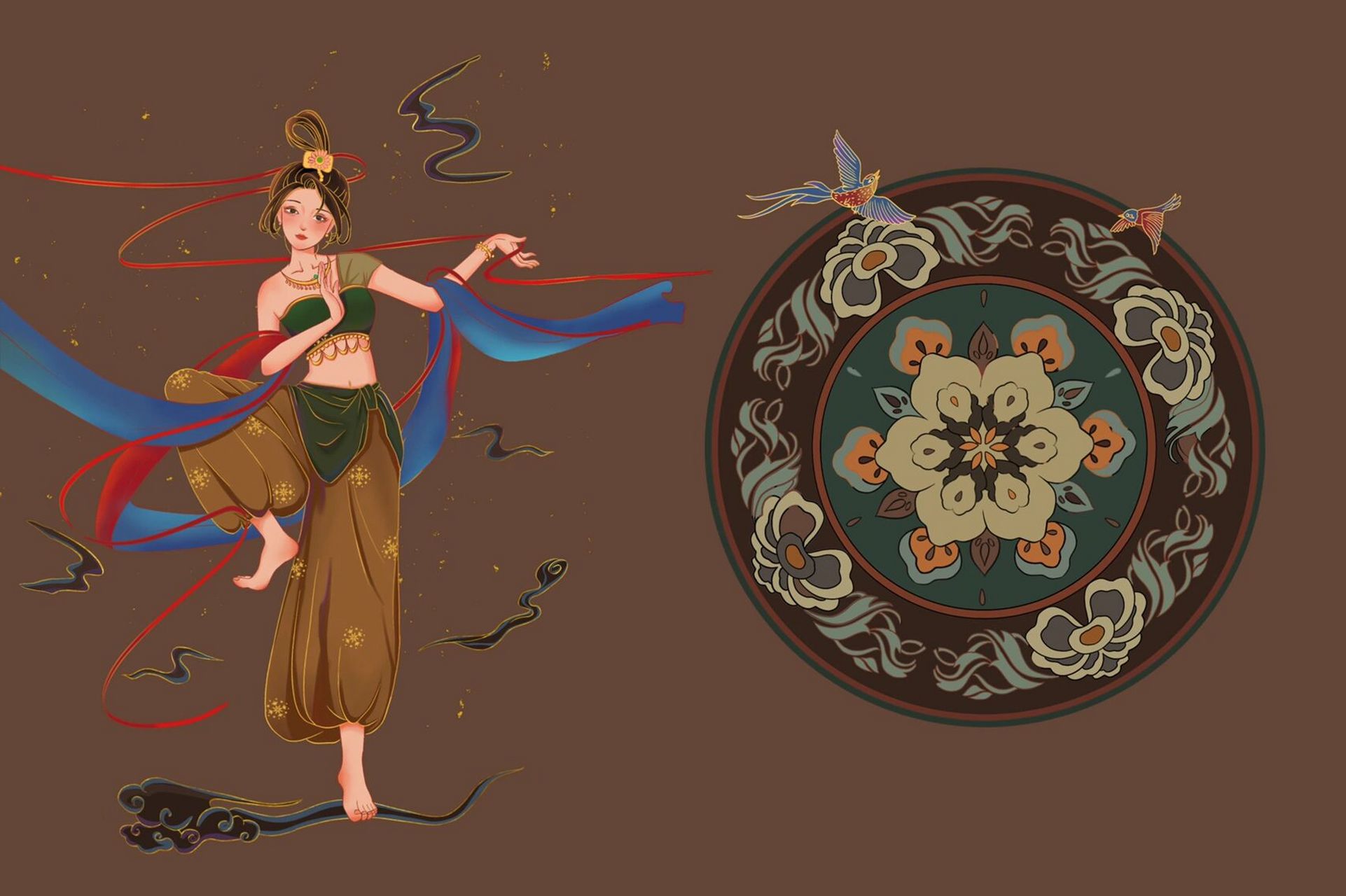 7878 	 在敦煌壁画中,作为乐器的琵琶出现了600多次,而手持琵琶