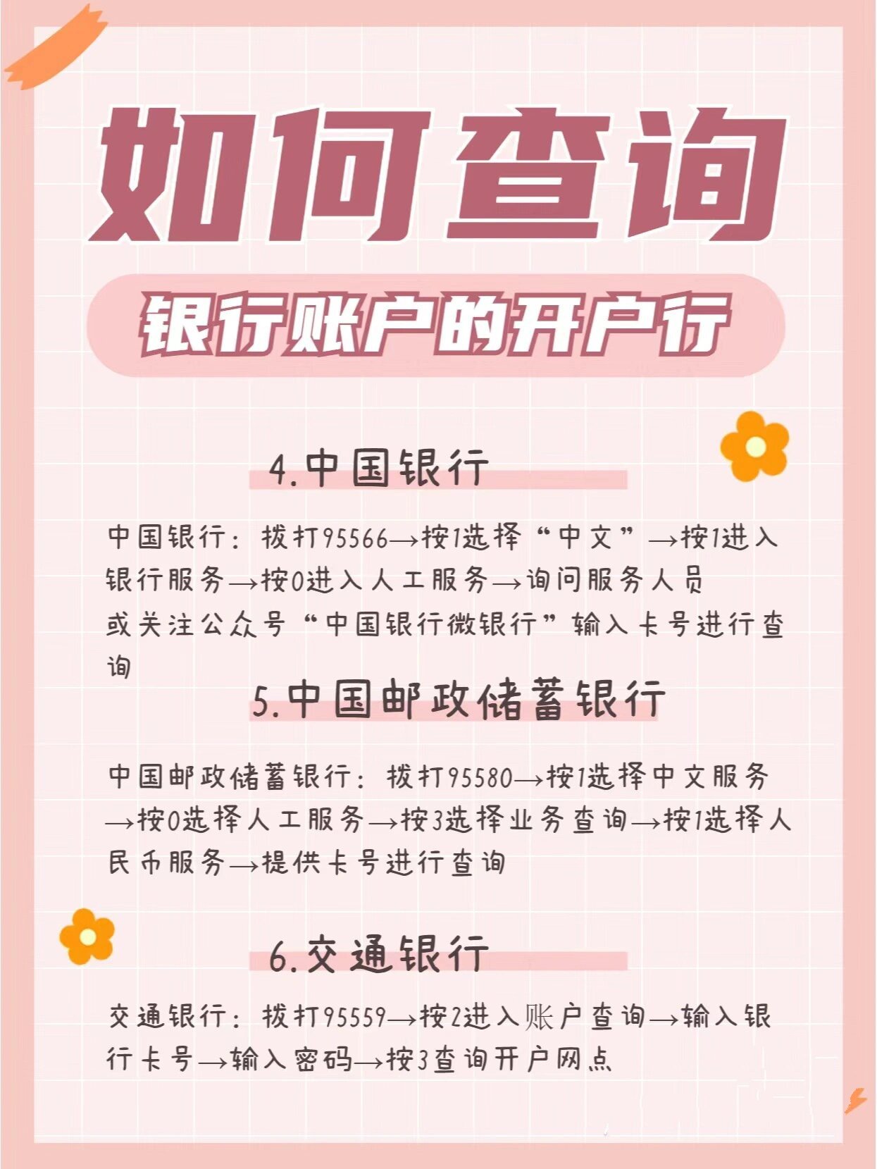 如何查询银行账户的开户行