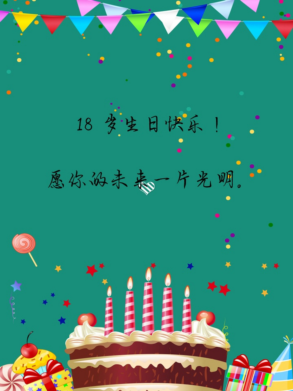 18岁生日快乐壁纸图片