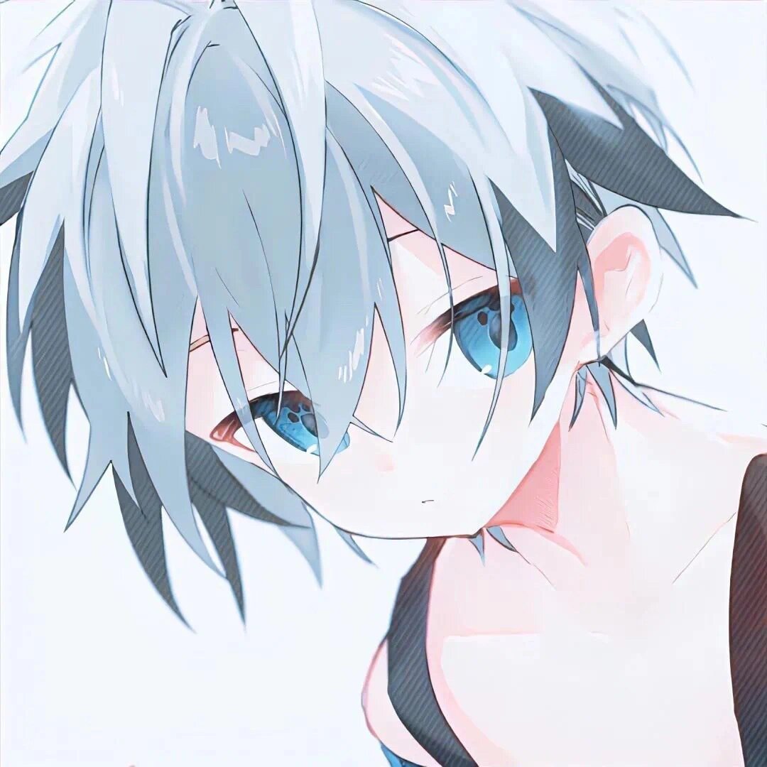 可爱头像动漫男头微丧