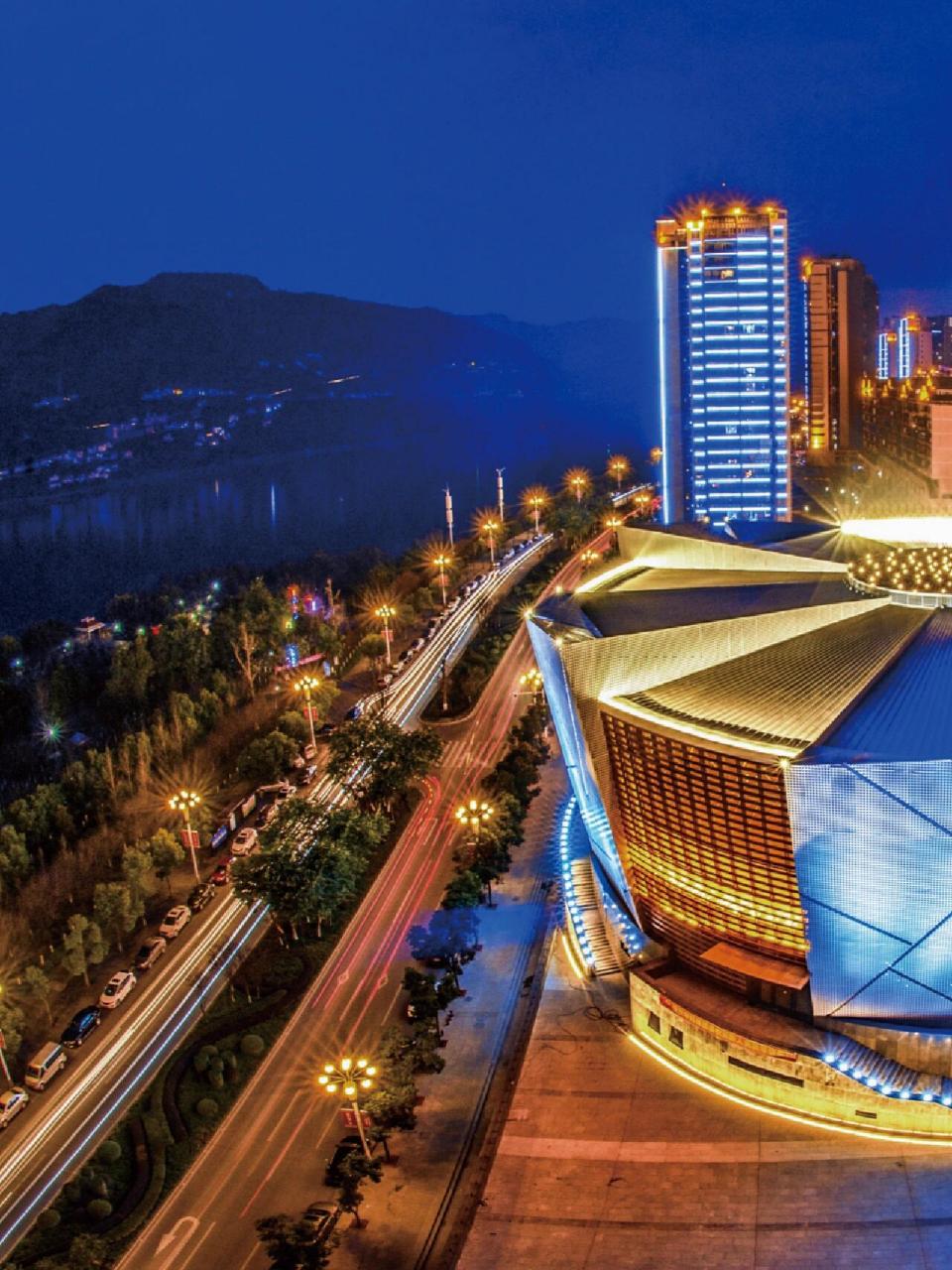 请你看云阳的夜景!