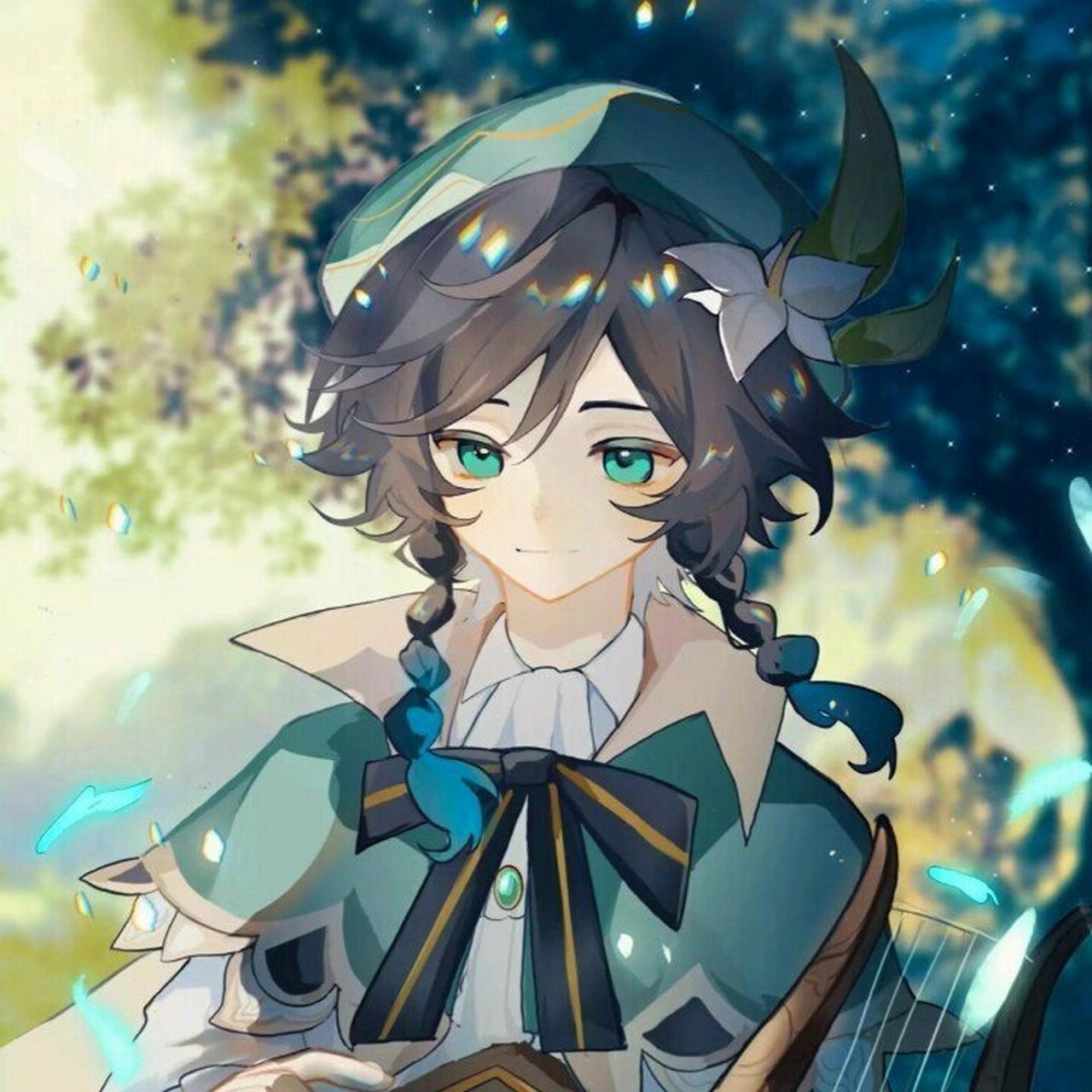 原神·温迪(头像) "旅者,你见过塞西莉亚花吗?