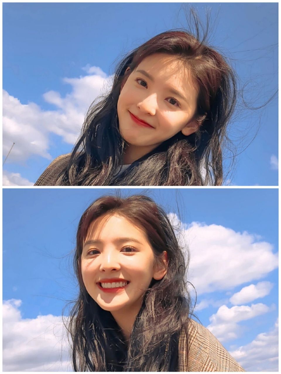 97浅浅认识一下美女之章若楠 每一张都可以拿出来作为头像,好甜,好