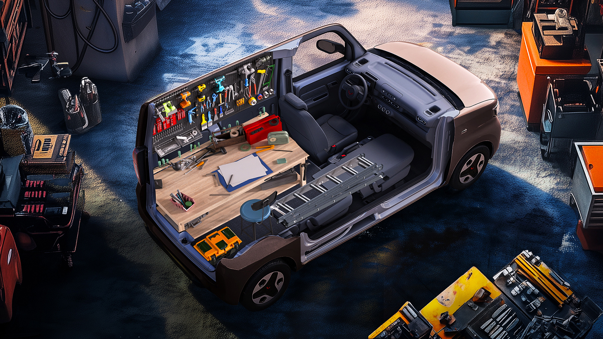 创业之车五菱之光新的纯电微面,k