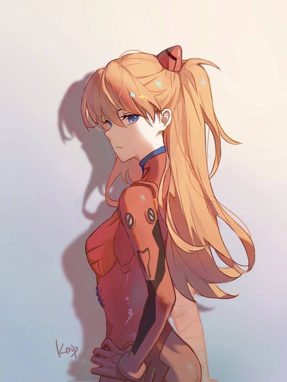 xlvii (转) 橙发蓝眸 娇艳动人 今天带来三种不同画风的香香 画作还是