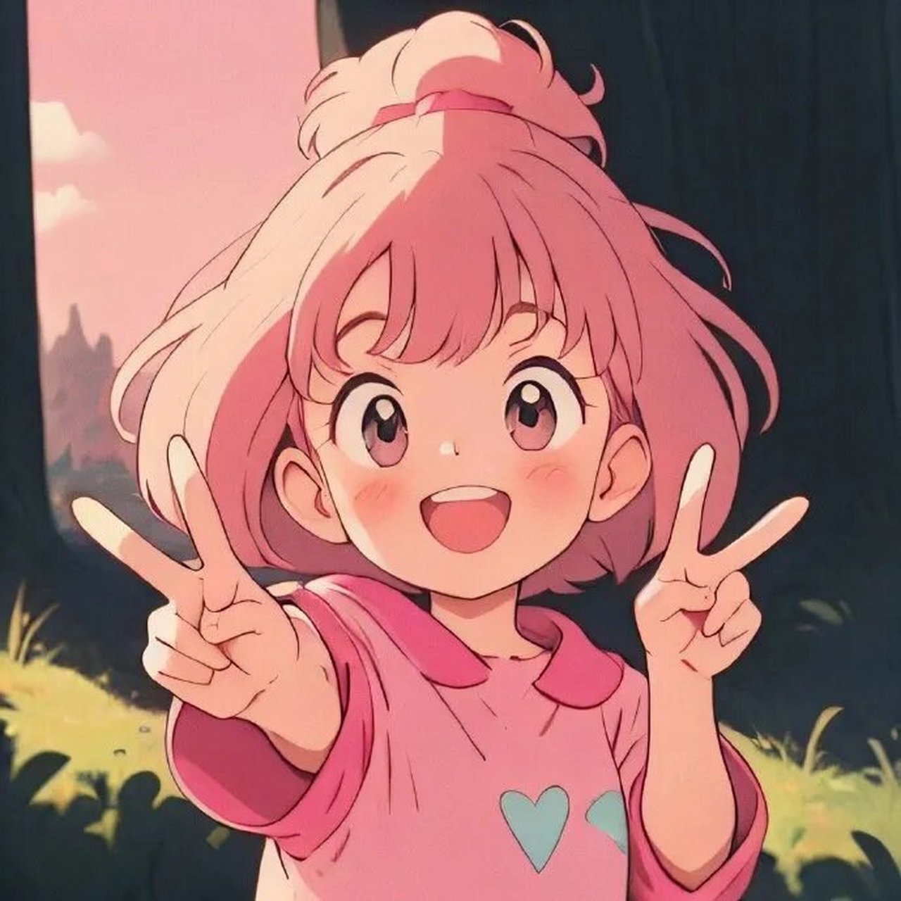 好看又治愈的比耶头像 1,拿什么感动你呢?