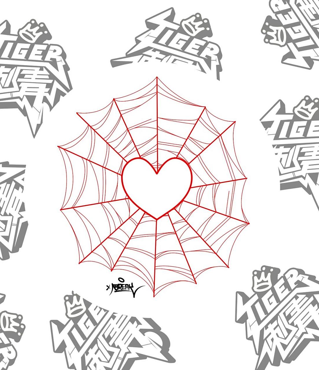 女生手肘蜘蛛网纹身手稿|蜘蛛网纹身 适合女生的手肘纹身图案 . . .