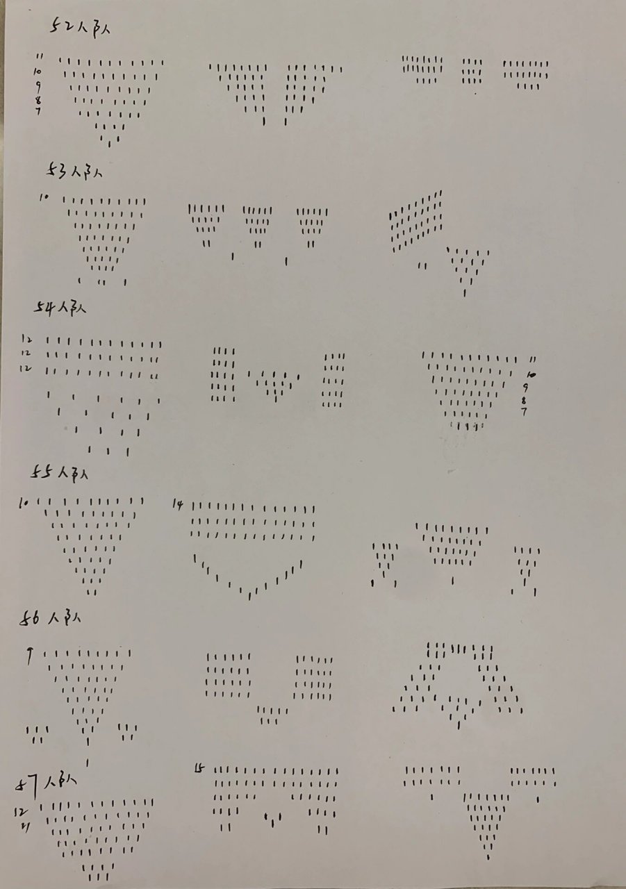 37人队形创意编排图图片