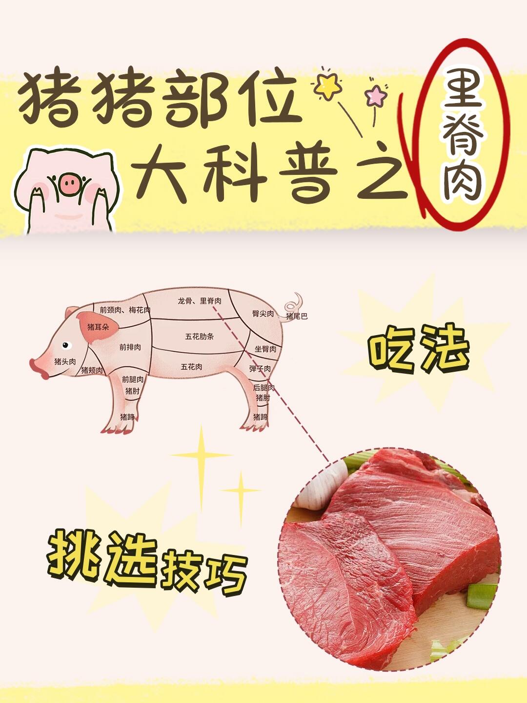 🐷猪肉部位大科普