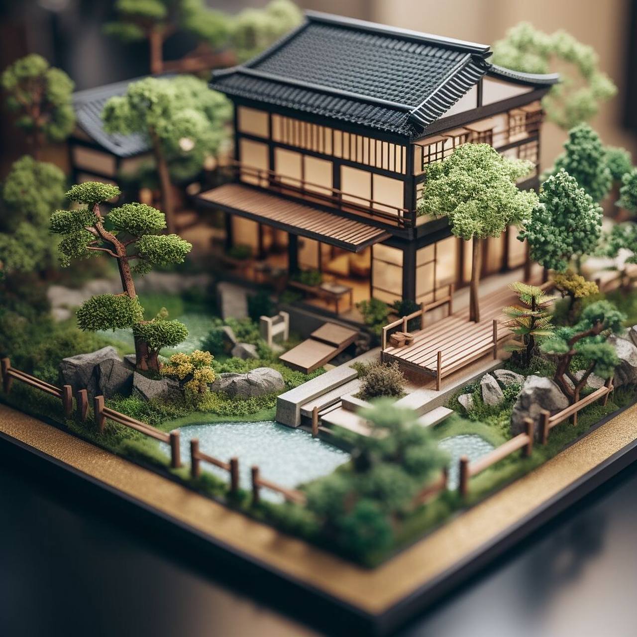 微缩模型|别墅庭院91