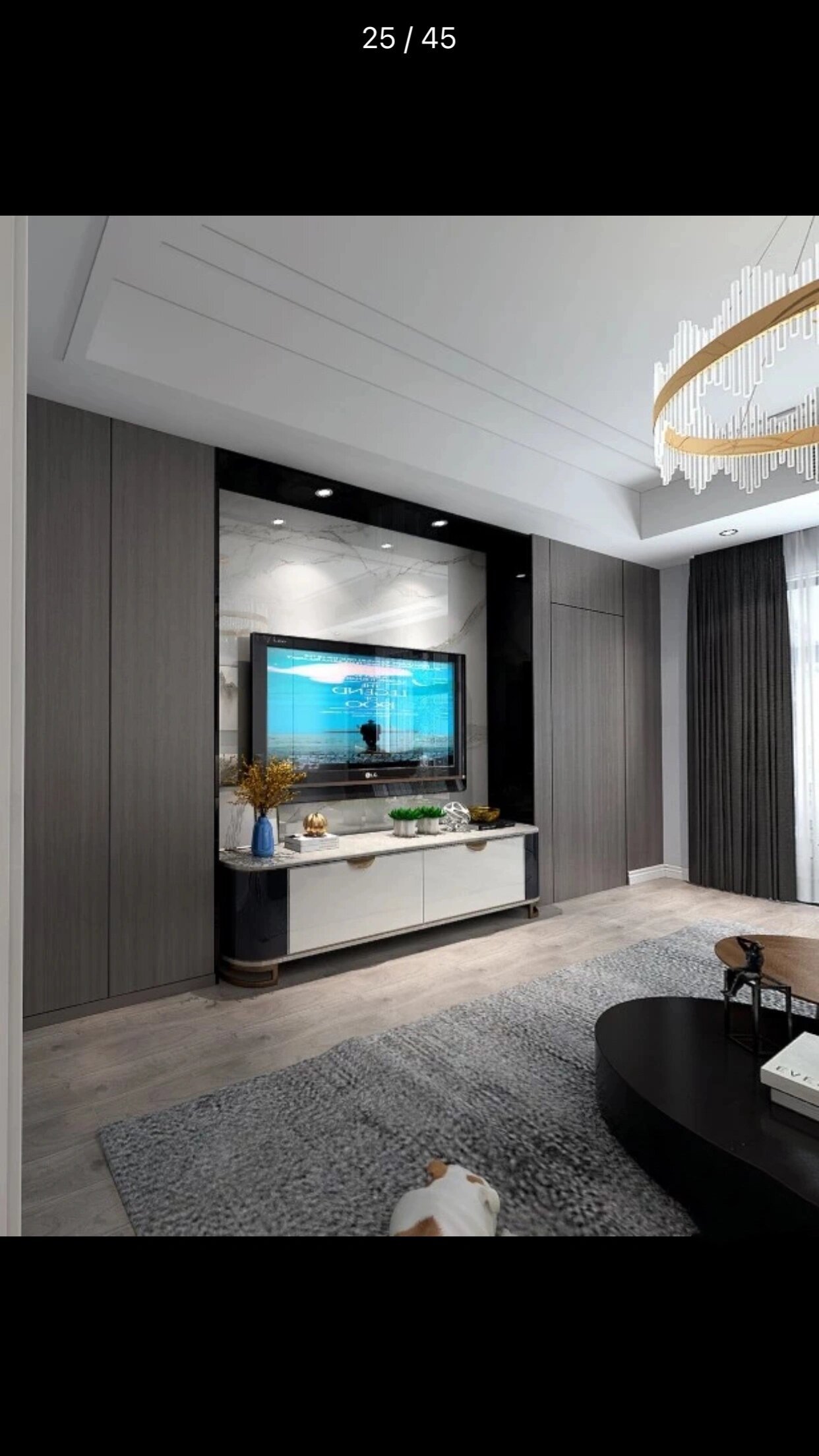 中建大公馆128平,现代风格户型鉴赏