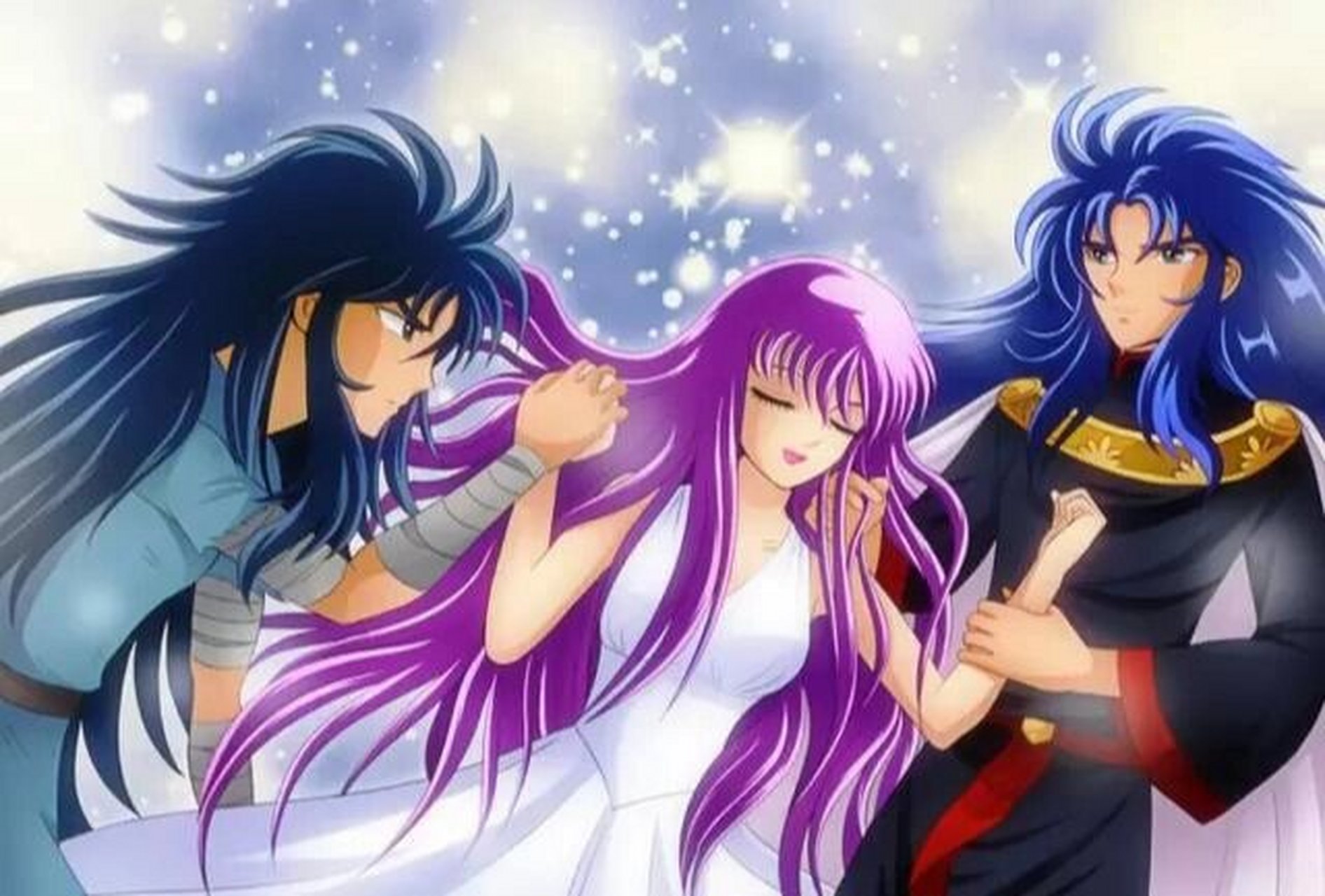 女神雅典娜圣斗士星矢双子座黄金圣斗士撒加 243年在圣域里有个十二位