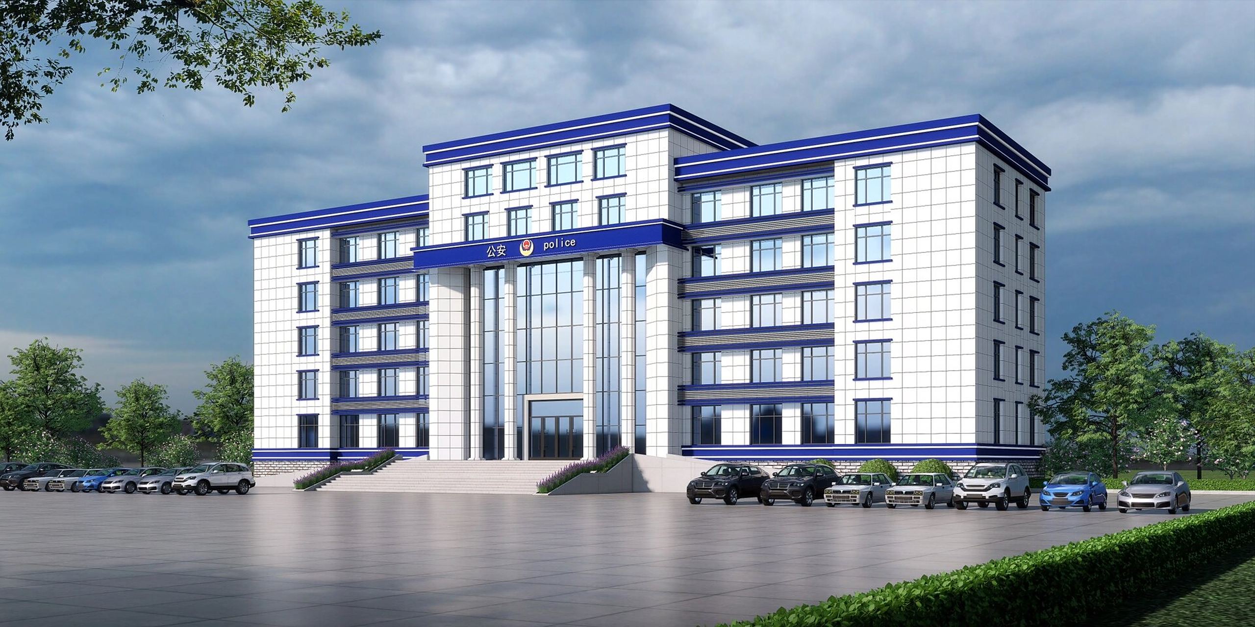 公安局办公楼设计 #公安局办公楼设计# #派出所建筑设计##建筑办公楼