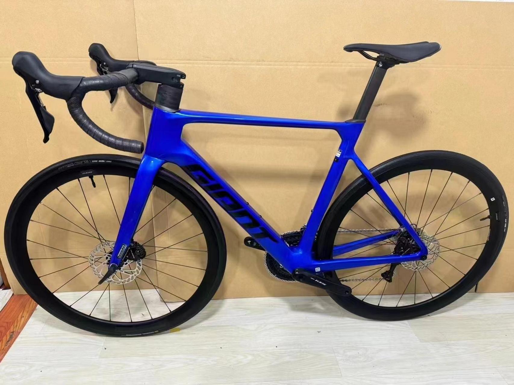 2023款捷安特pp adv2碳纤维公路车 全碳纤维车架,气动型,桶轴碟刹