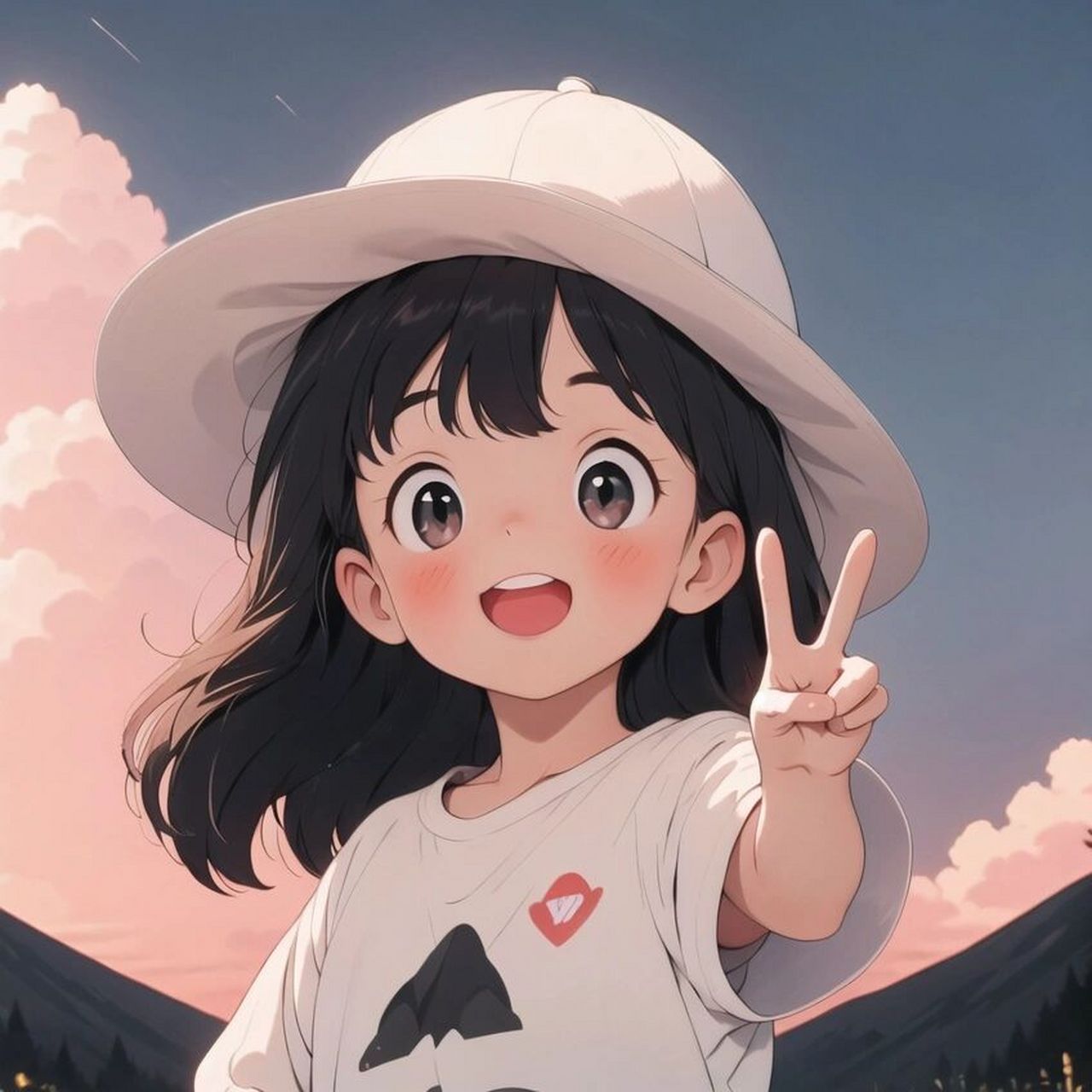 旧漫女生头像|戴帽子的女孩真滴很可爱哒