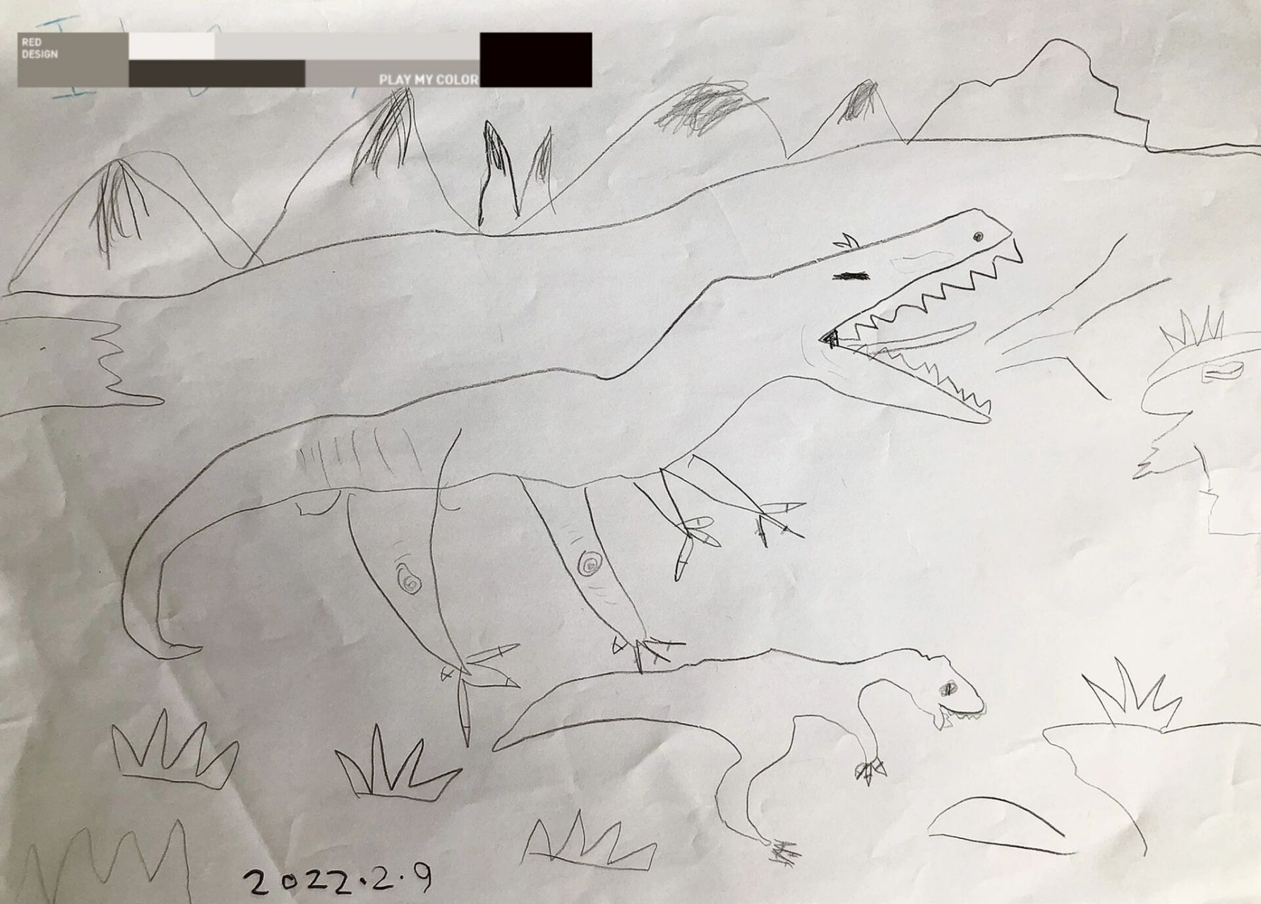 小恐龙迷的画|异特龙 异特龙,allosaurus ( different lizard), 生存