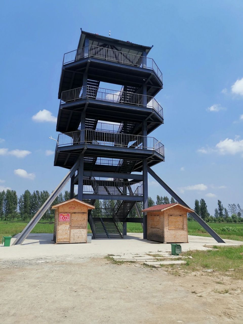 可爱的稻田艺术公园 网红打卡地__确山县留庄稻田公园2021剪影