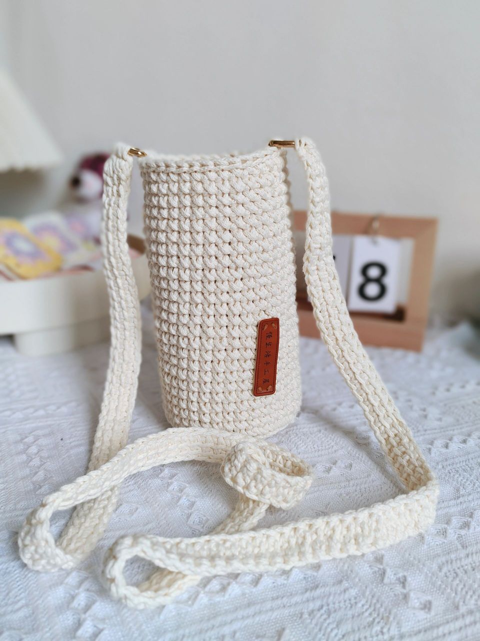 手工编织  保温杯套