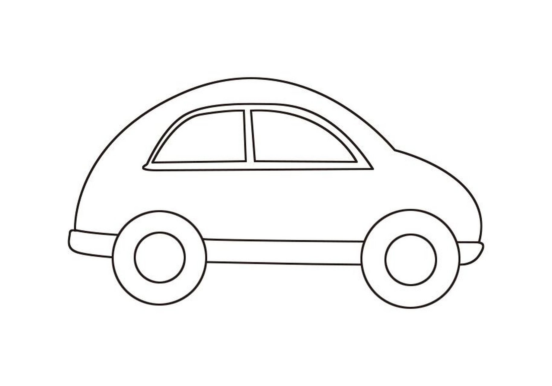 儿童手绘简笔画|小汽车  小汽车滴滴