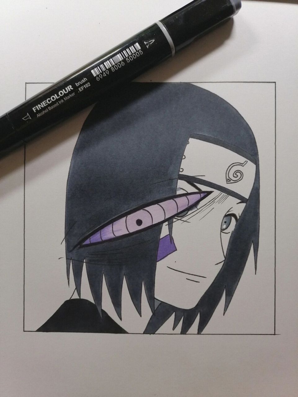 琳 #火影忍者# #手绘教程# #琳