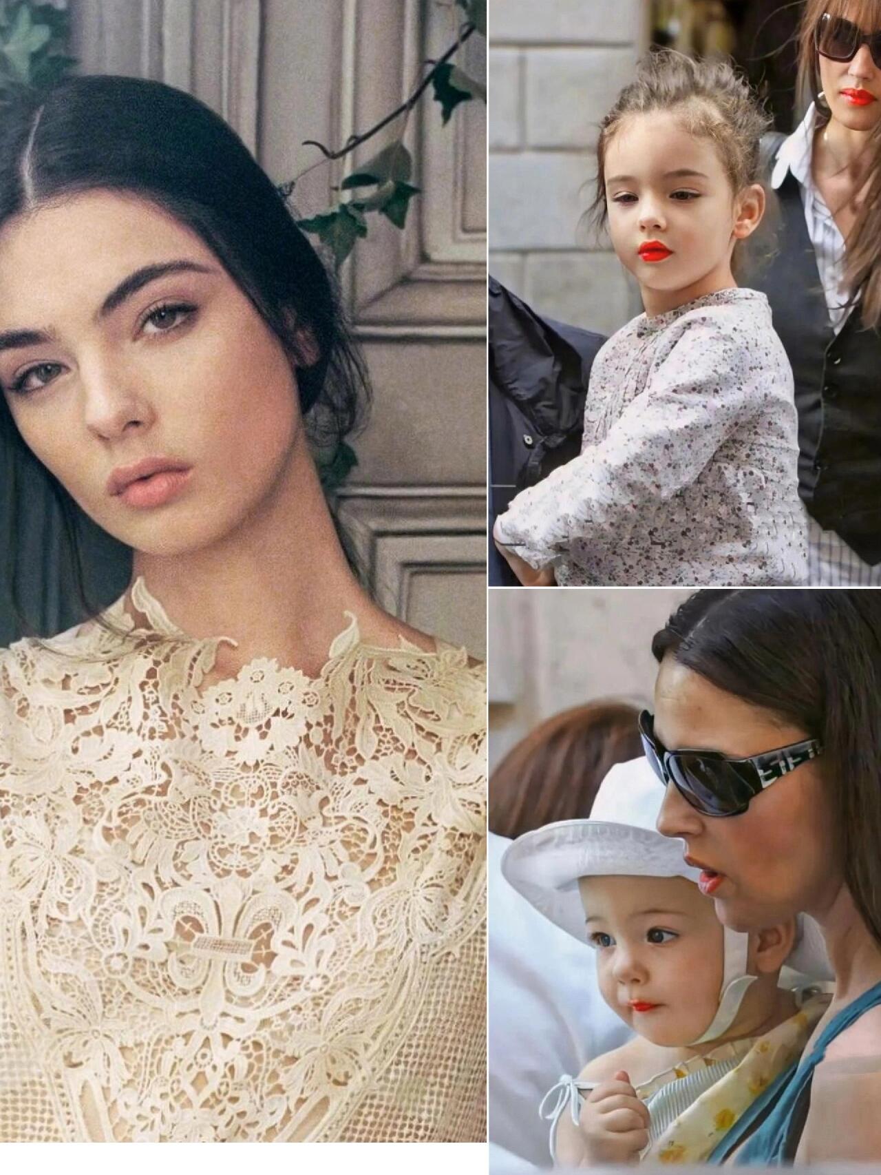 贝鲁奇的女儿真的是从小美到大❕