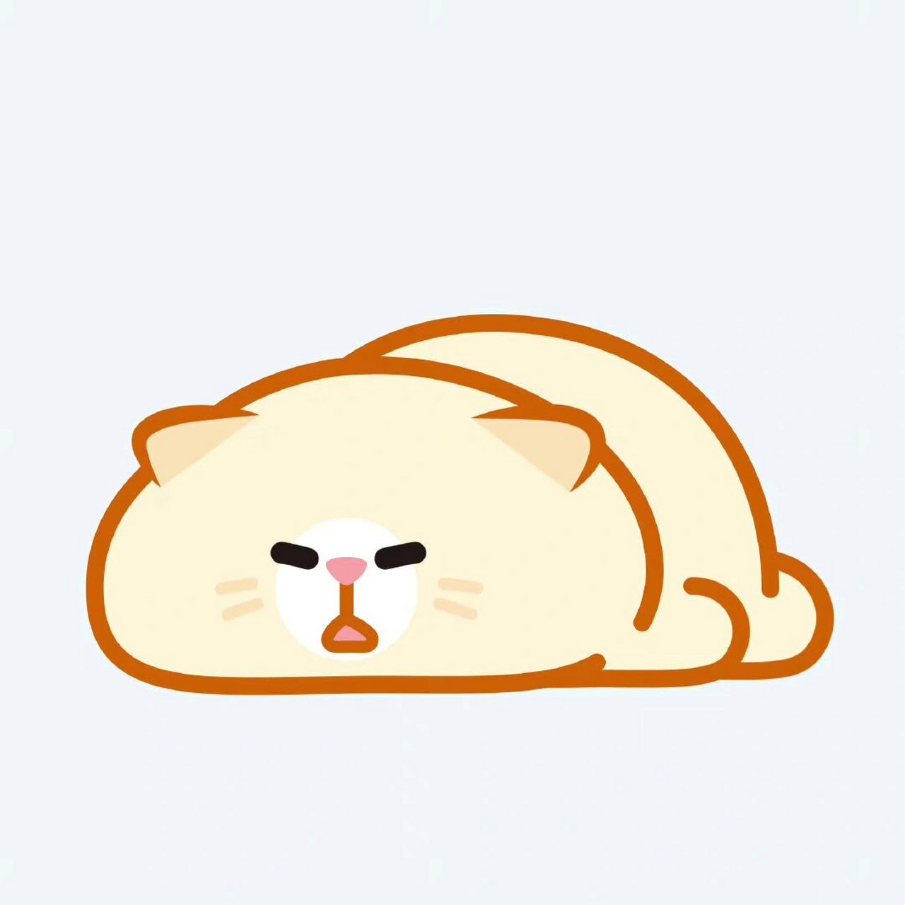 蛋黄猫可爱头像