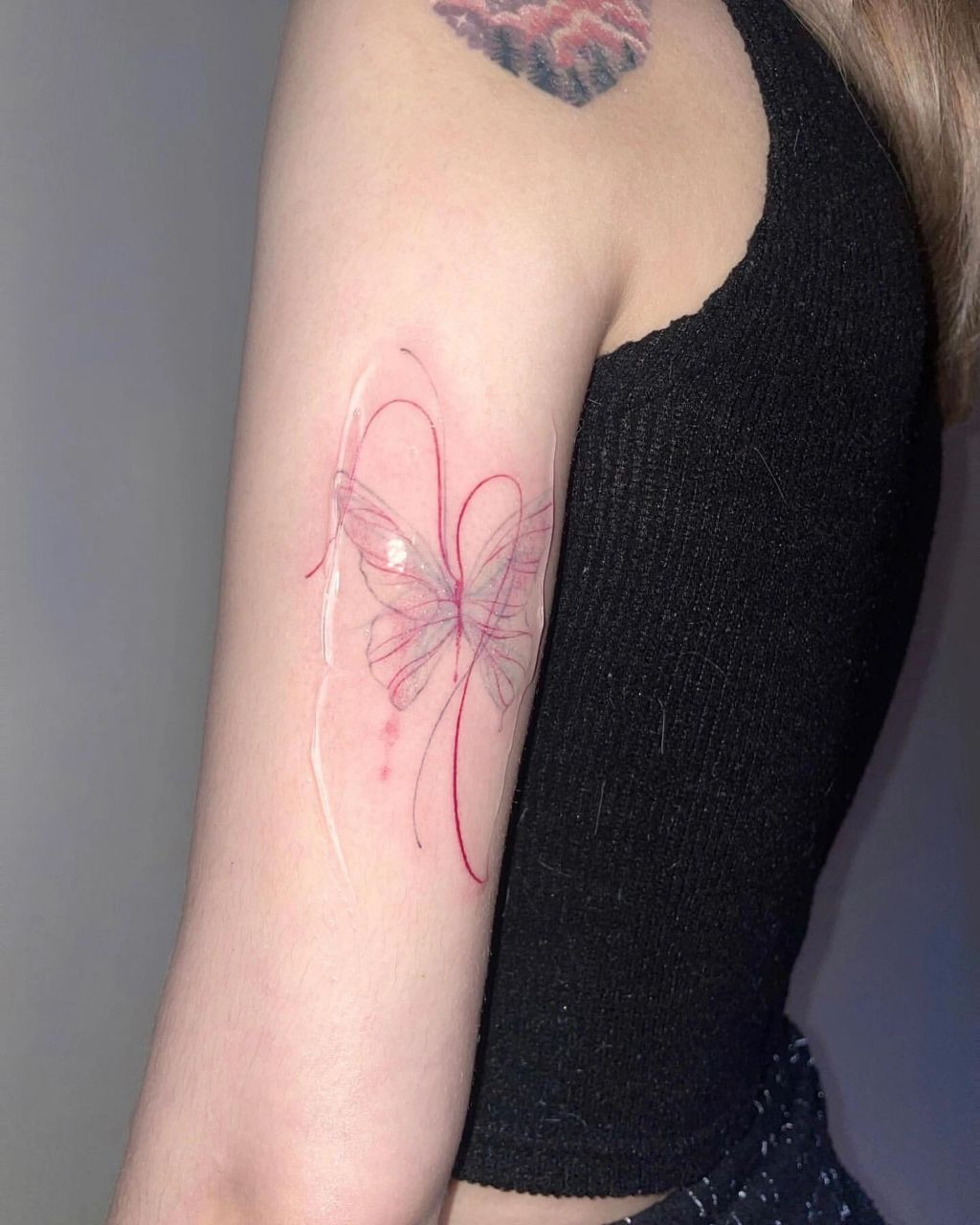 tattoo|丝线蝴蝶030303 丝线缠绕的小蝴蝶～ .wana