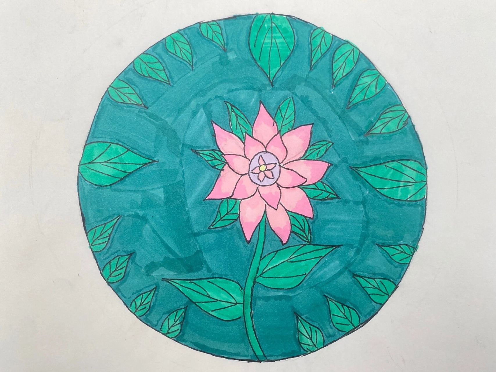 五年级上册美丽的纹样学生们的作品,棒棒哒.