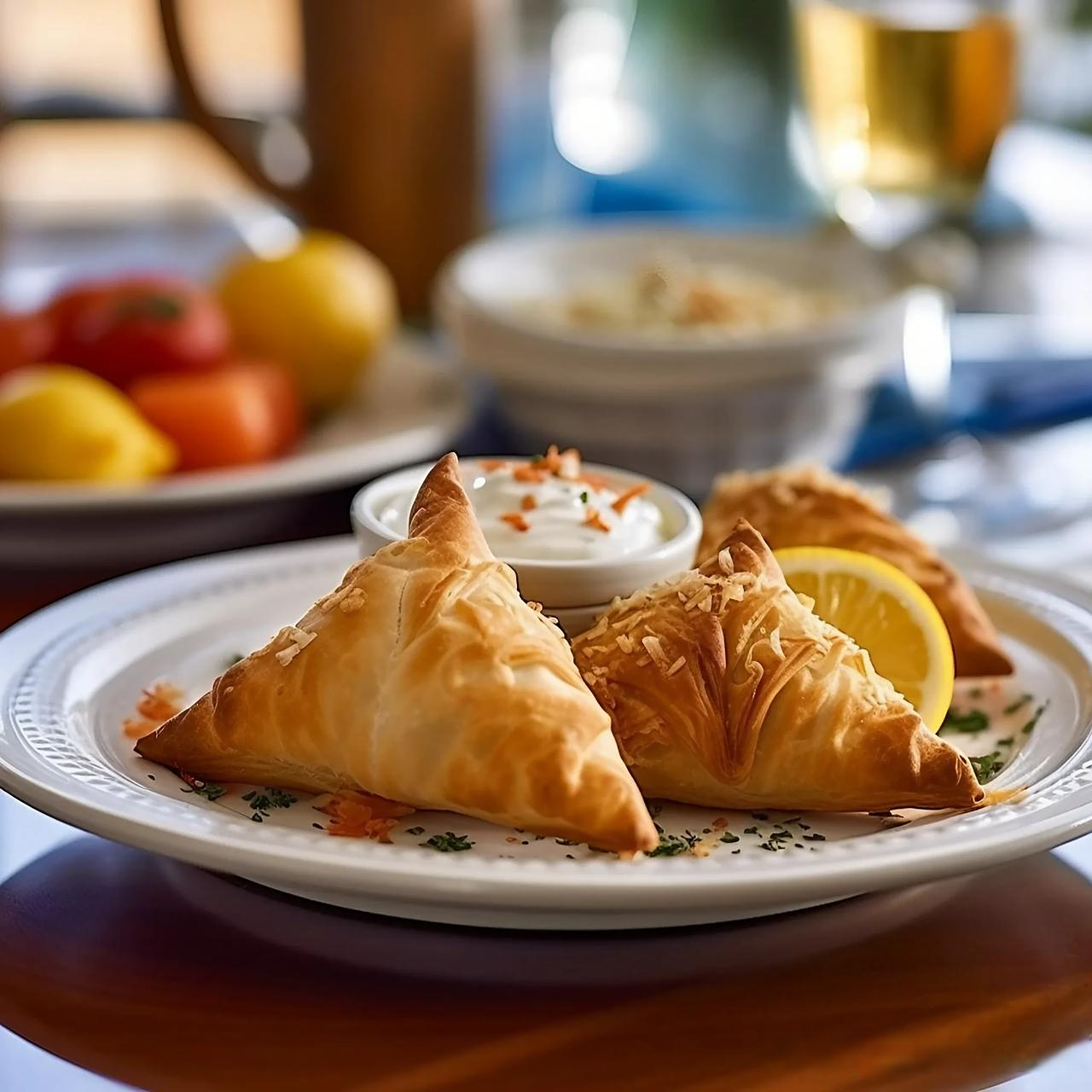 ai世界美食摄影|希腊美食  希腊沙拉(greek salad):由西红柿,橄榄