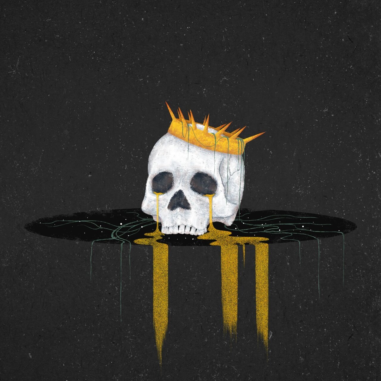 《死鸟》系列插画 胆小鬼连幸福都会害怕,碰到棉花糖都会受伤,有时