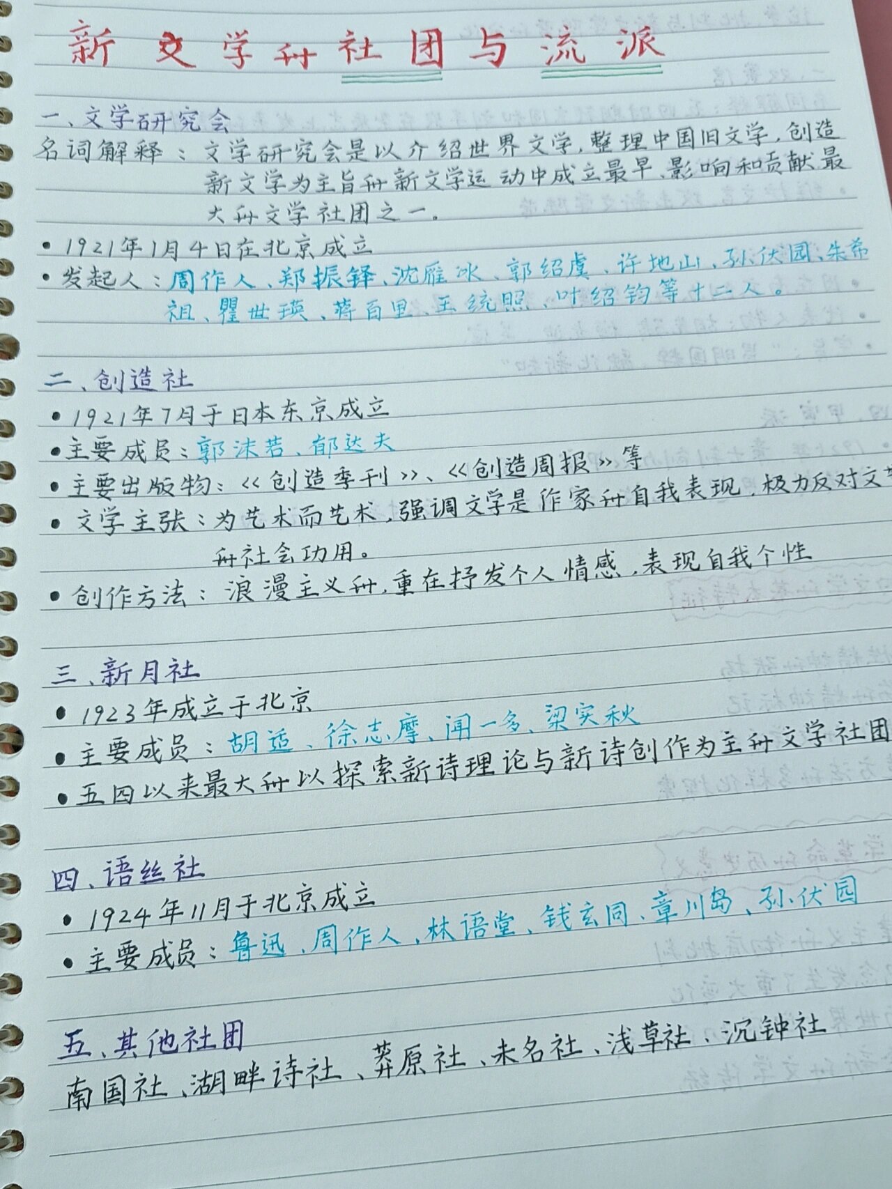 《中国现代文学史