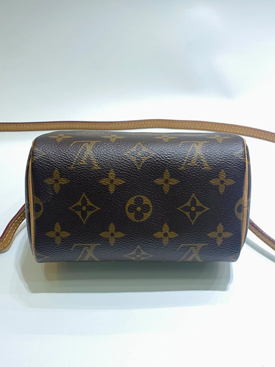 二奢好物:lv经典老花 迷你枕头包 lv路易威登speedy nano 经典老花 超