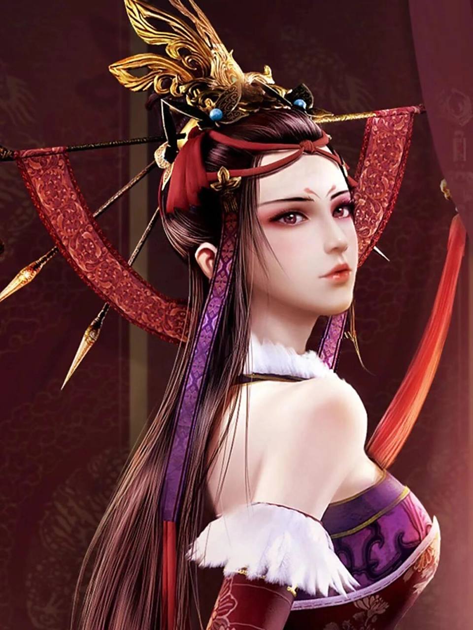 今日份女神分享～不良人～女帝 希望下季女帝的镜头能多一点,太好看了