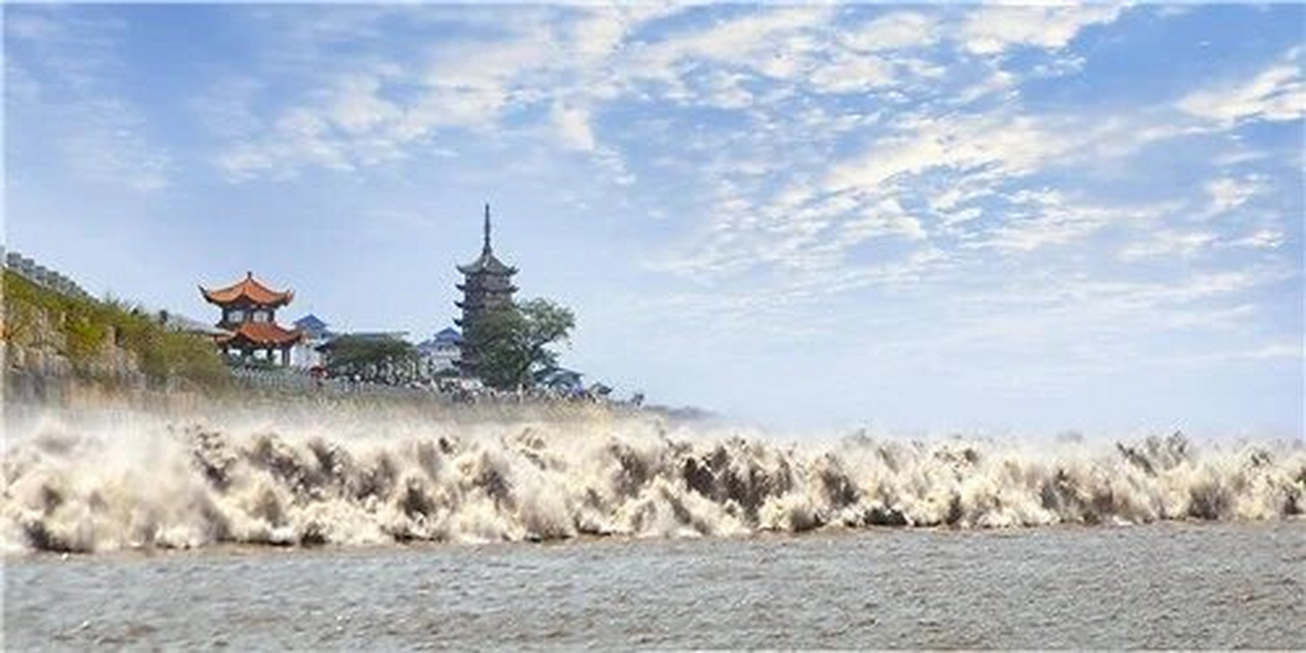 胜地公园 海宁盐官旅游度假区观潮节门票观潮胜地公园门票代订代定