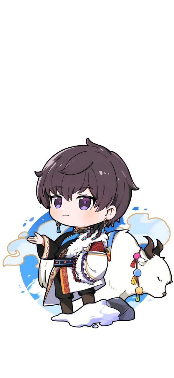 恋与制作人丨民族风q版手机壁纸全员10张 原素材:恋与制作色官方 改图