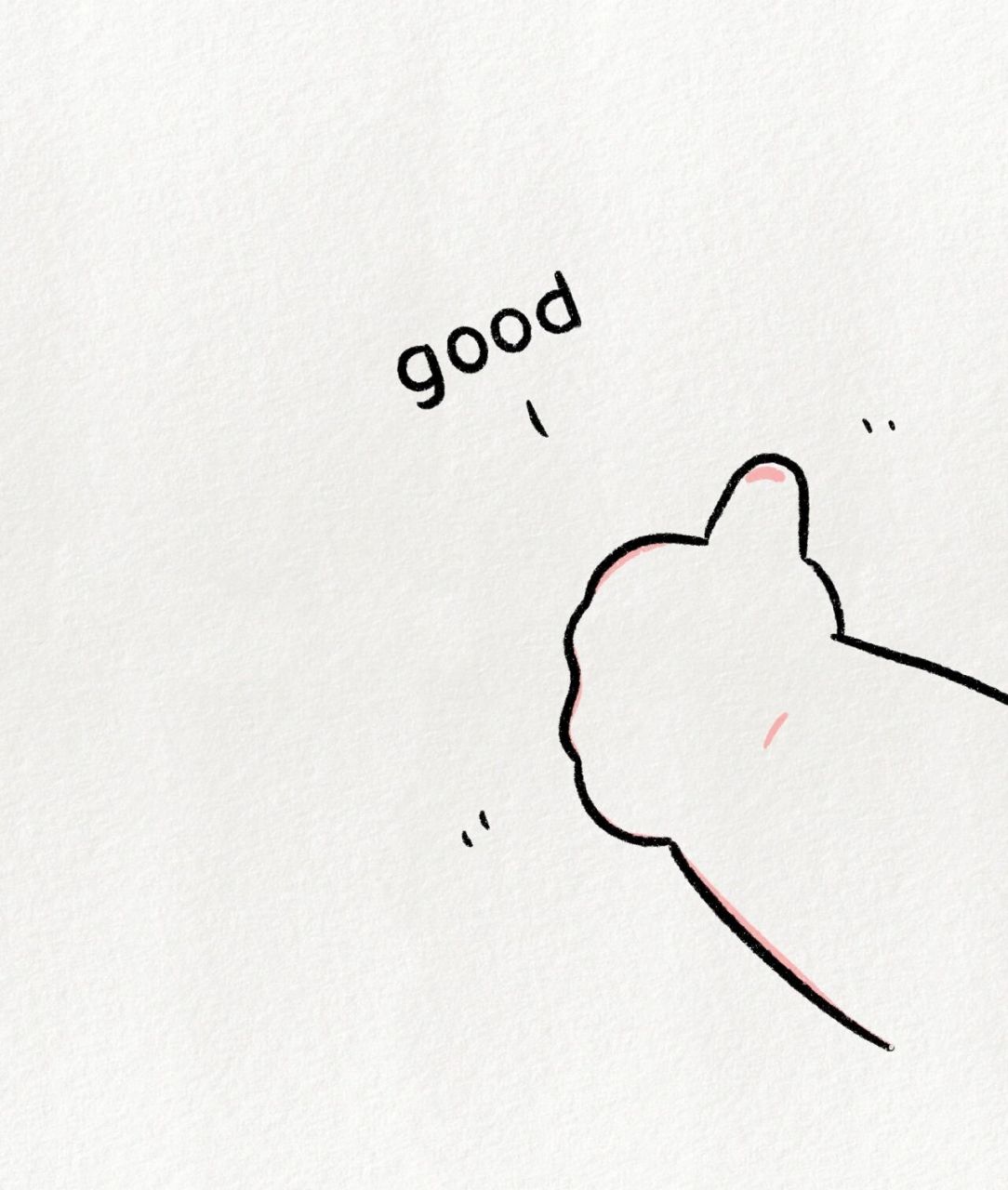 超可爱简笔画教程:今天的你也很棒7815 今日是粉丝发来的(∩_∩)