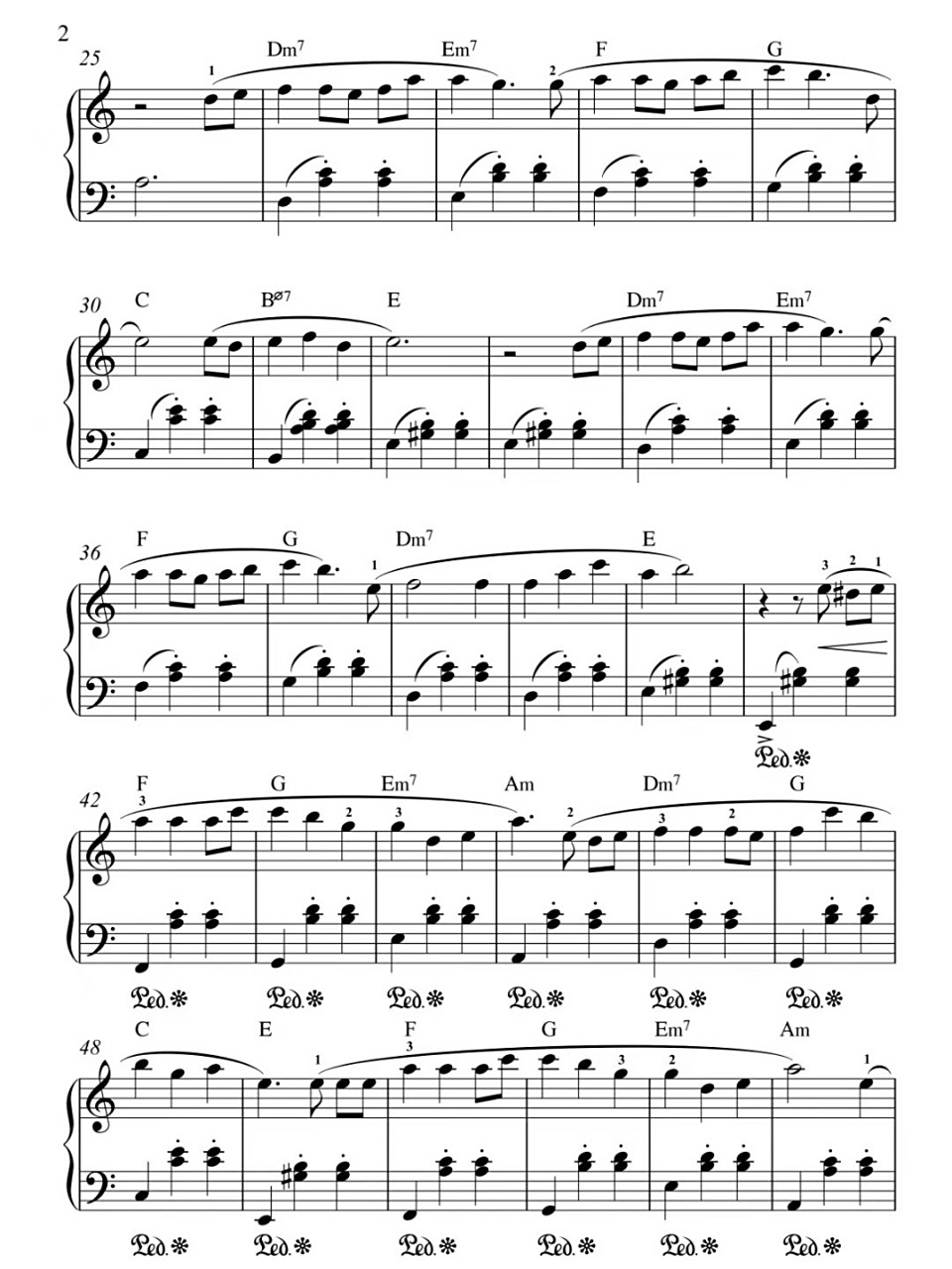 简单流行热门钢琴曲|枕边童话乐谱分享 你们想要的抖音热门曲《枕边