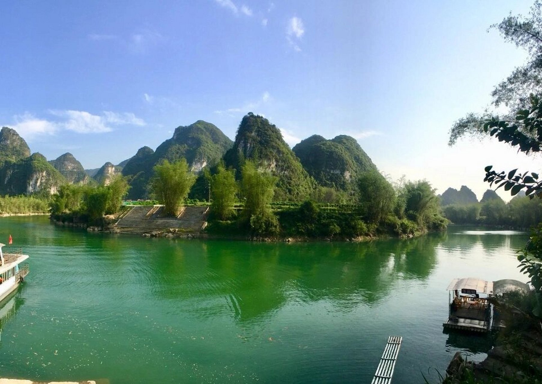 东兰县景点 东兰县 红水河第一湾 列宁岩 益寿桥 苏仙古棺岩 马鞍山