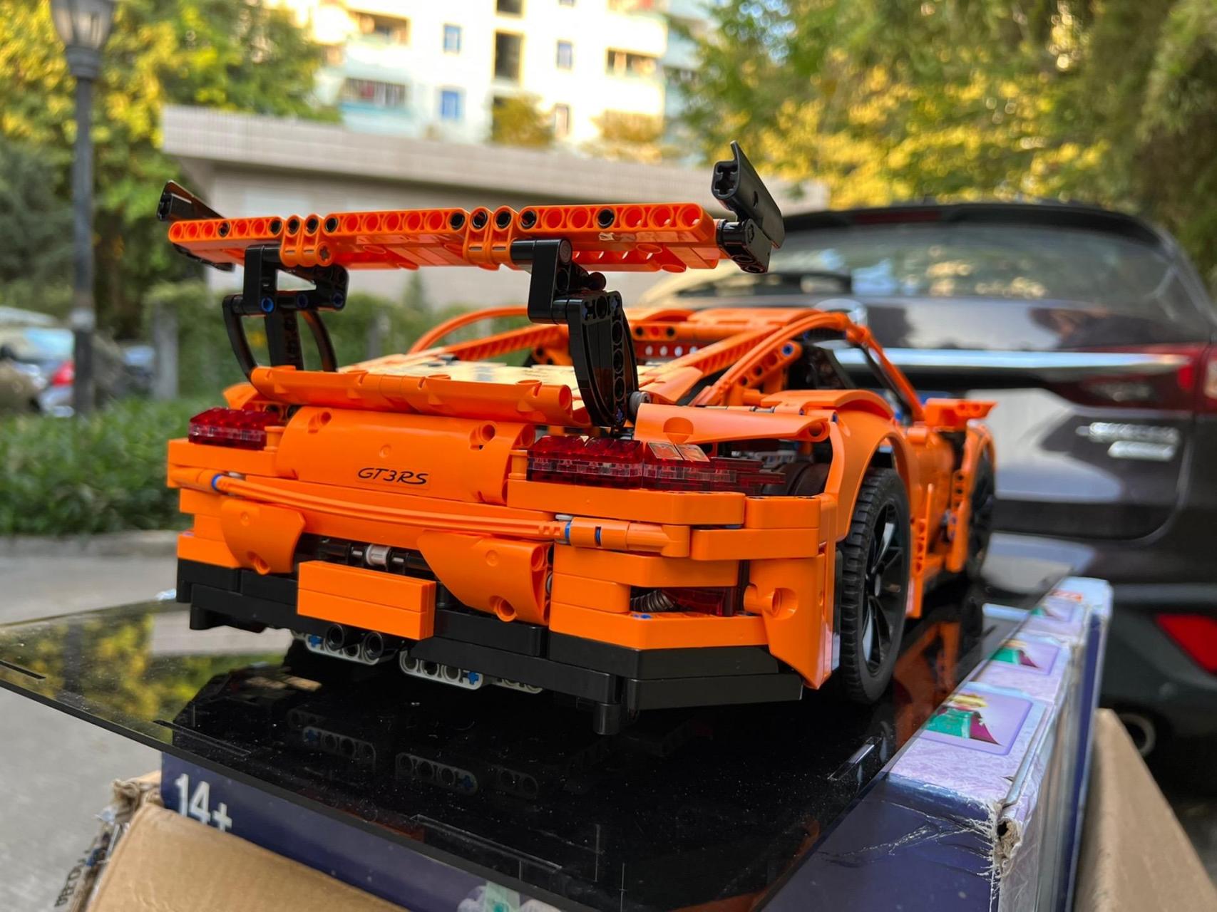 rs跑车 42056 越来越 少终究还是入手了 乐高42056橙色保时捷不如乐高