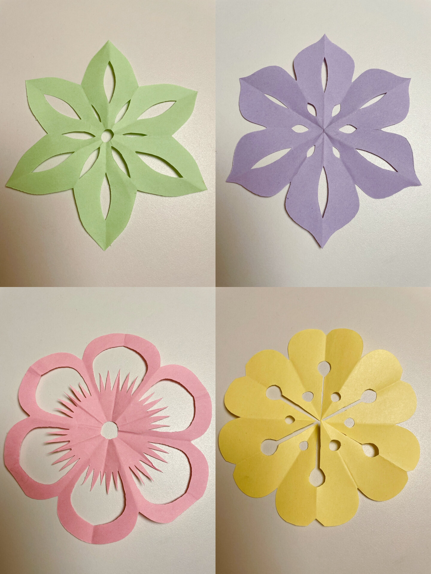 剪纸教程(10)-春天的小花94