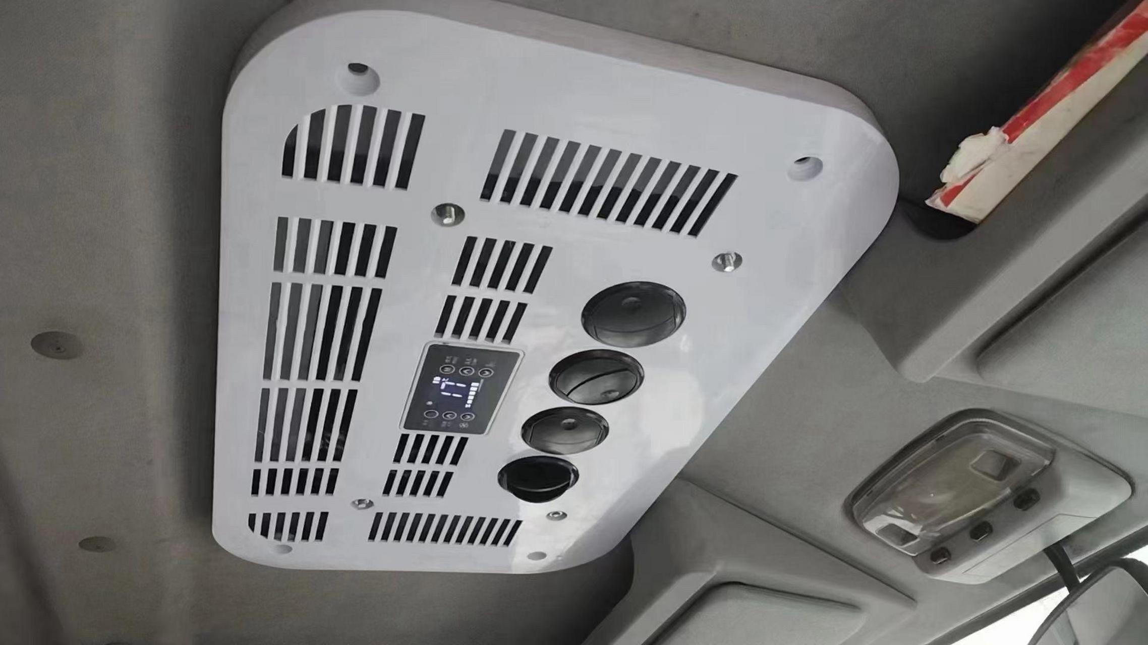 小轻卡12伏24伏的驻车空调完美上车,制冷效果杠杠滴