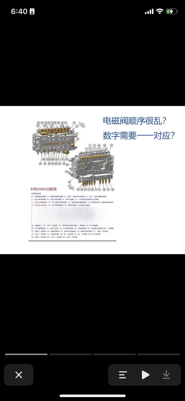 卡特电磁阀分解图图片