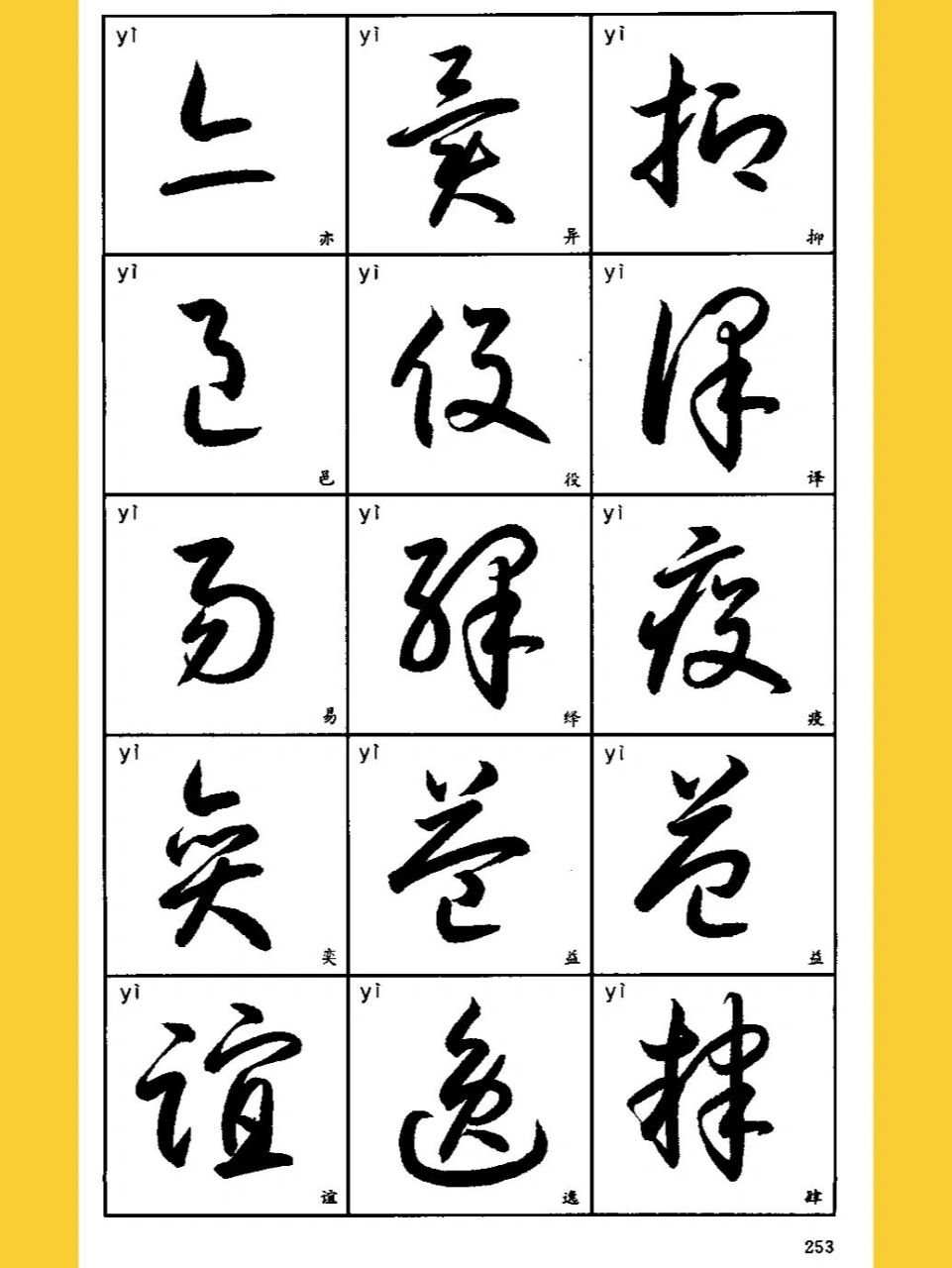3500个草书写法√珍藏高清实用(29) 最全最权威的3500字常用草书写法.