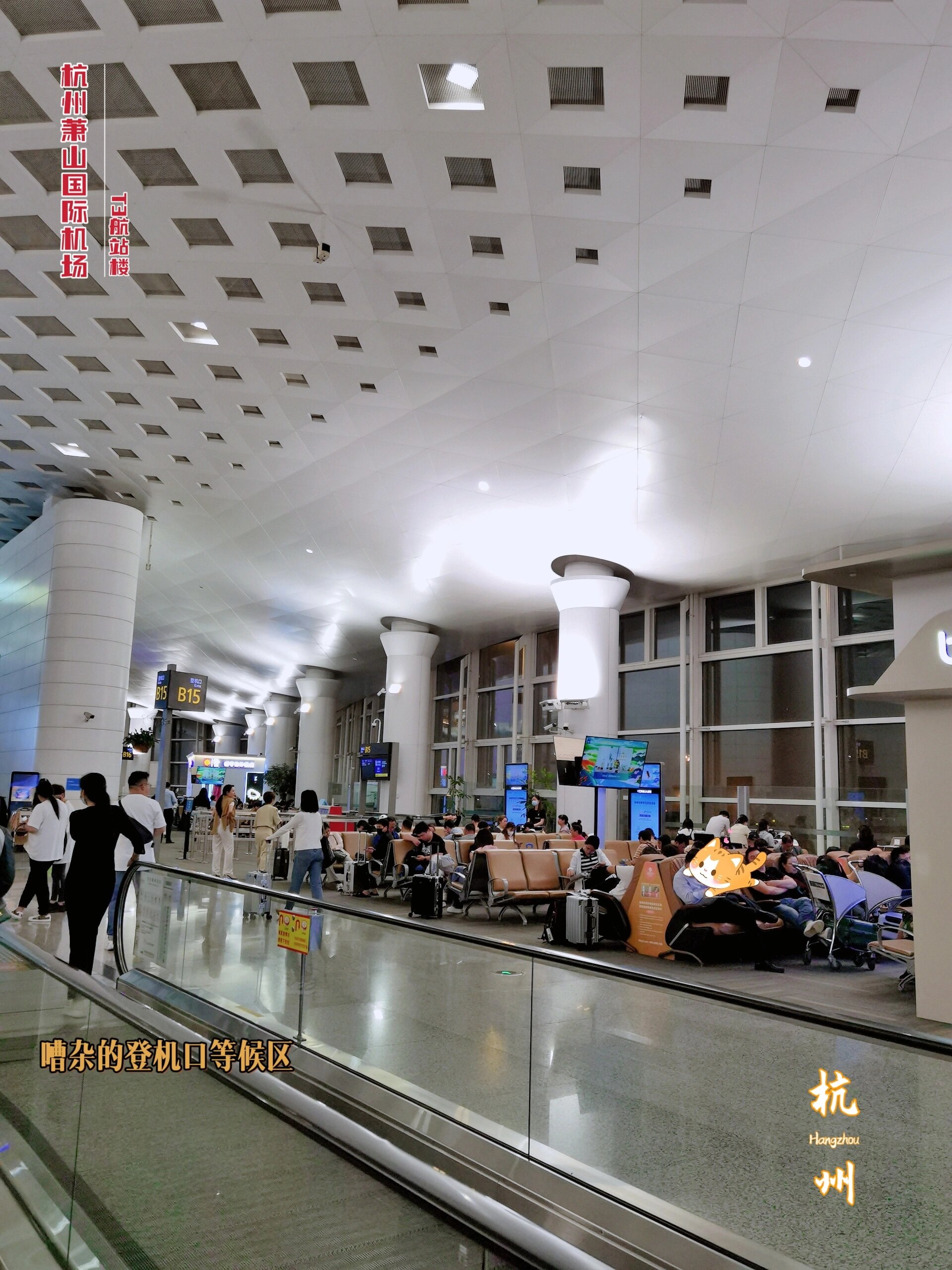 随手拍 | 杭州萧山国际机场t3航站楼 回家喽!
