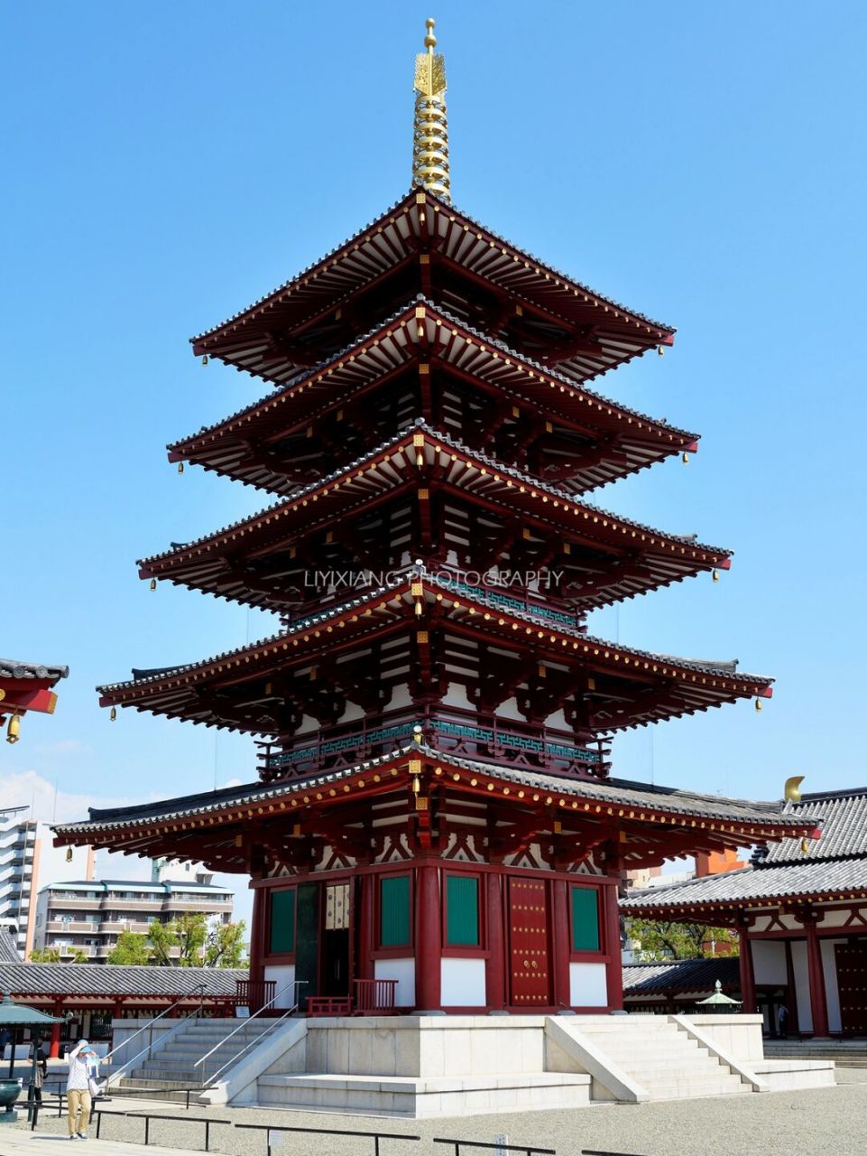 大阪的四天王寺,历史非常久远