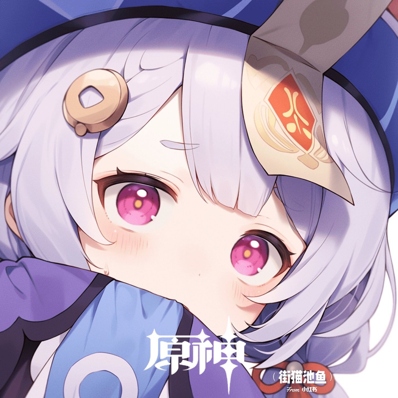 原神头像||七七与可莉的可爱头像 02七七与可莉的可爱卡通头像来啦!