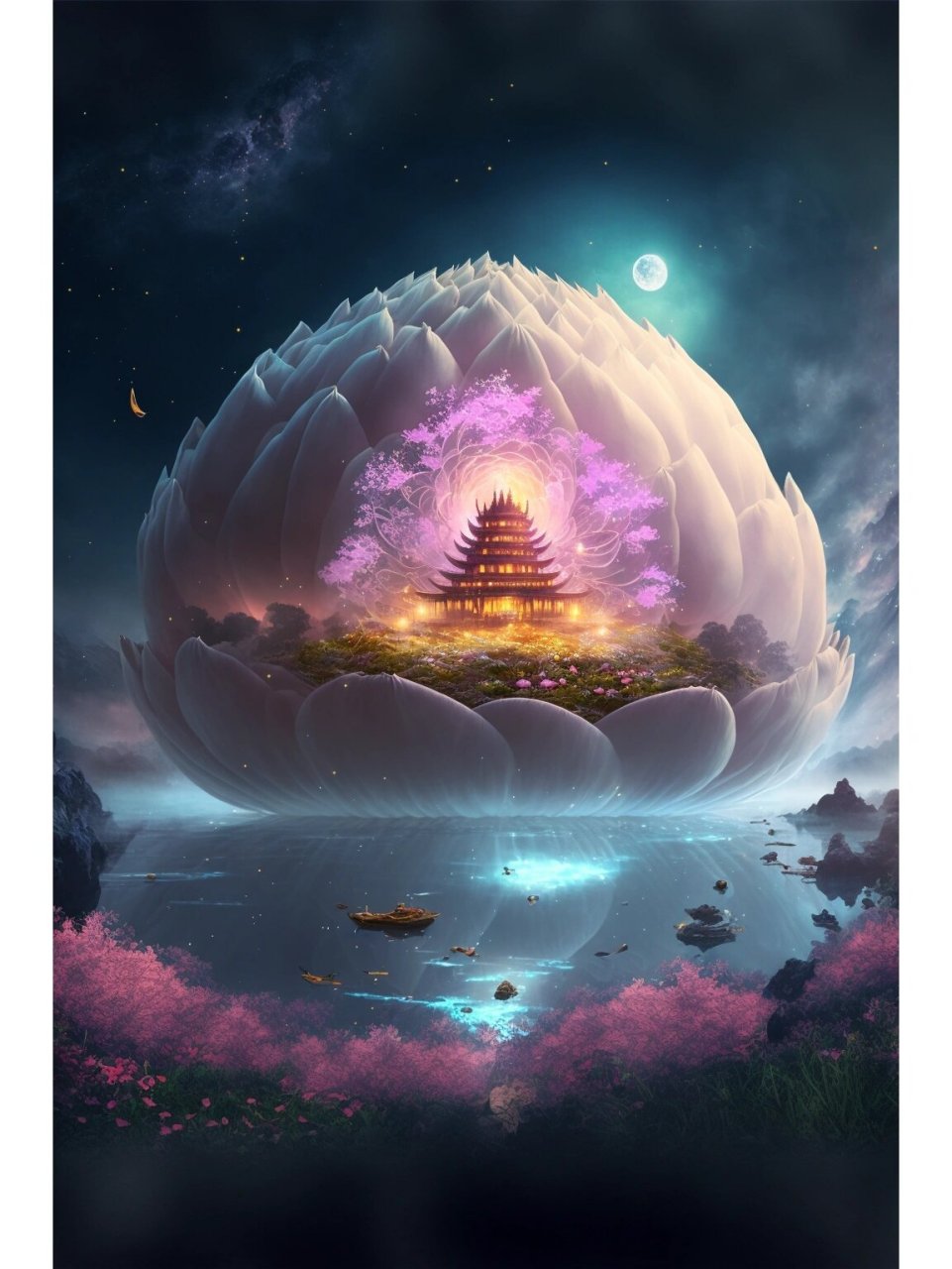 空灵唯美的净土世界       治愈系