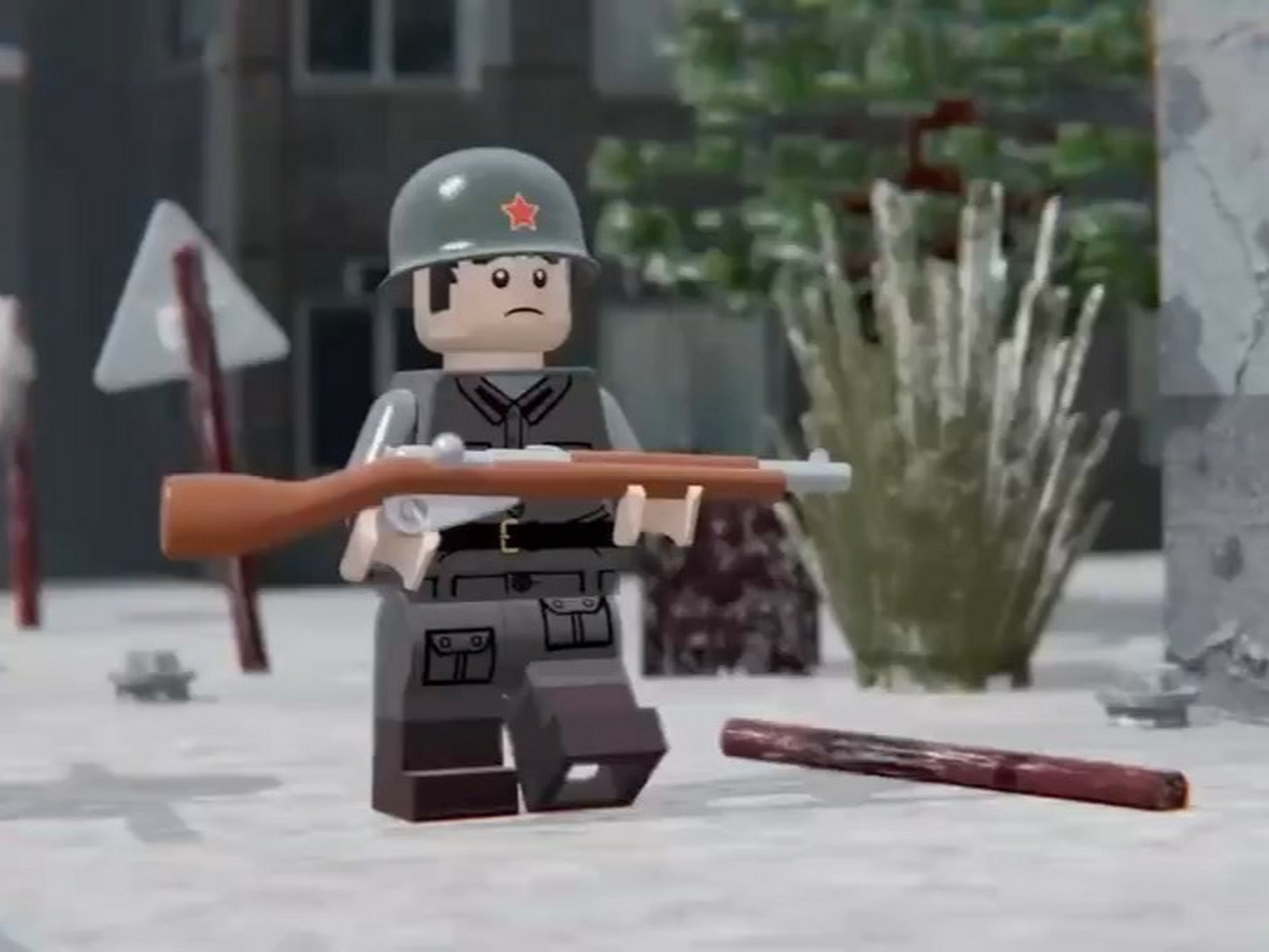 乐高战争篇4 一名苏军凭借一己之力消灭一股敌军,他是如何做到的