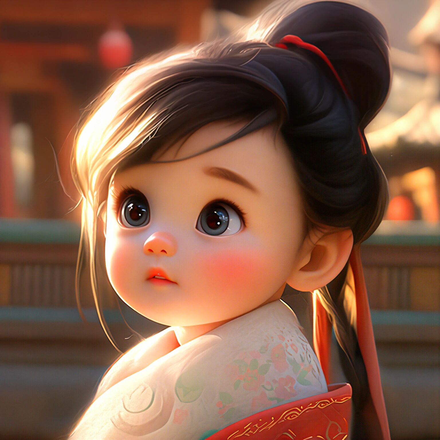 古风萌娃头像  无忧无虑 可可爱爱