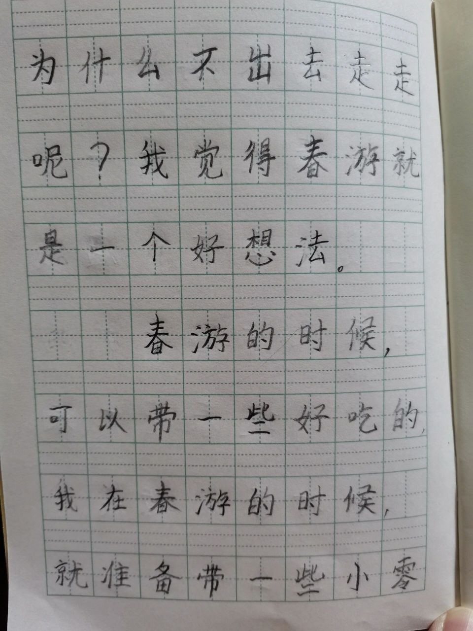 我的春游计划作文图片